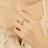 Eternity Moissanite Engagement Ring Ana - Jewelry
